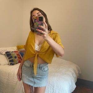 Urban Outfitters Tie Shirt